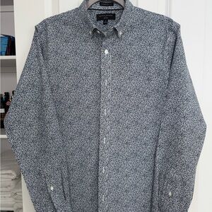 Banana Republic Black and White Casual Shirt